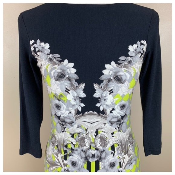 NWT. ASOS Multicolor Midi Dress. Size 4. - Picture 3 of 7